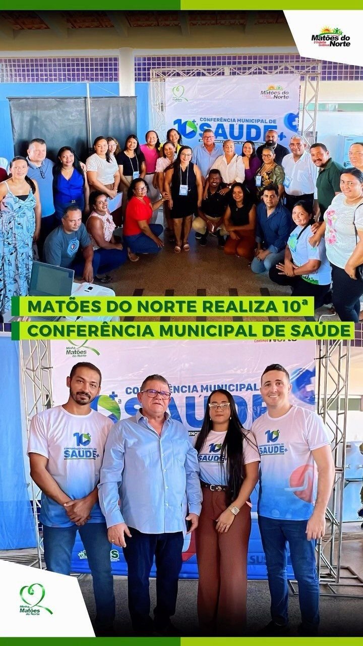 A comunidade nortematoense se reuniu nesta quinta-feira (24) para a 10ª Conferência Municipal de Saúde de Matões do Norte