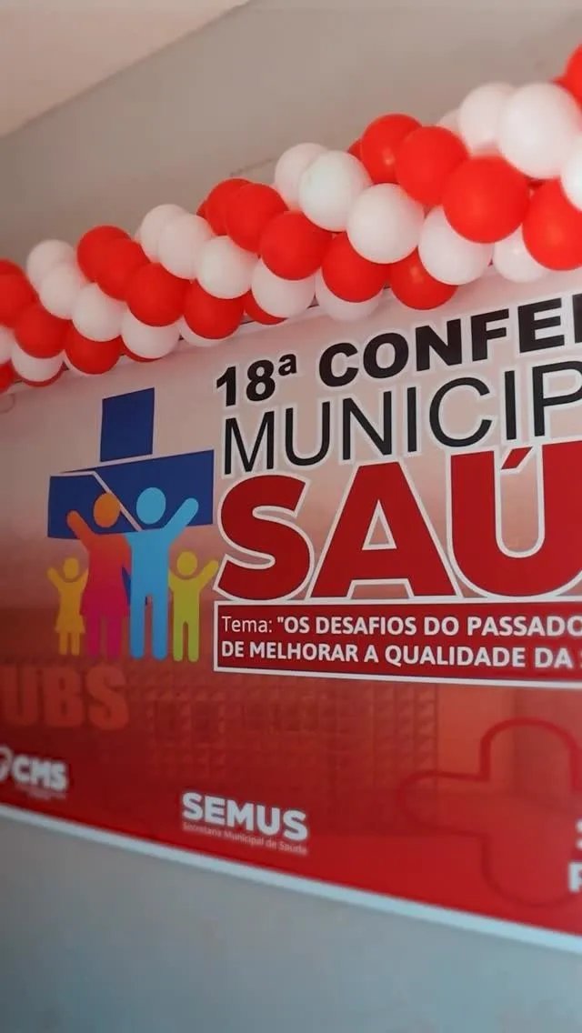 Conferência Municipal de Saúde no municipio de Pedreiras - MA