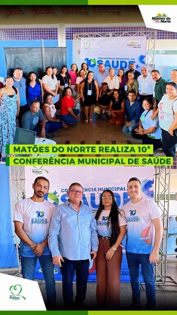 A comunidade nortematoense se reuniu nesta quinta-feira (24) para a 10ª Conferência Municipal de Saúde de Matões do Norte