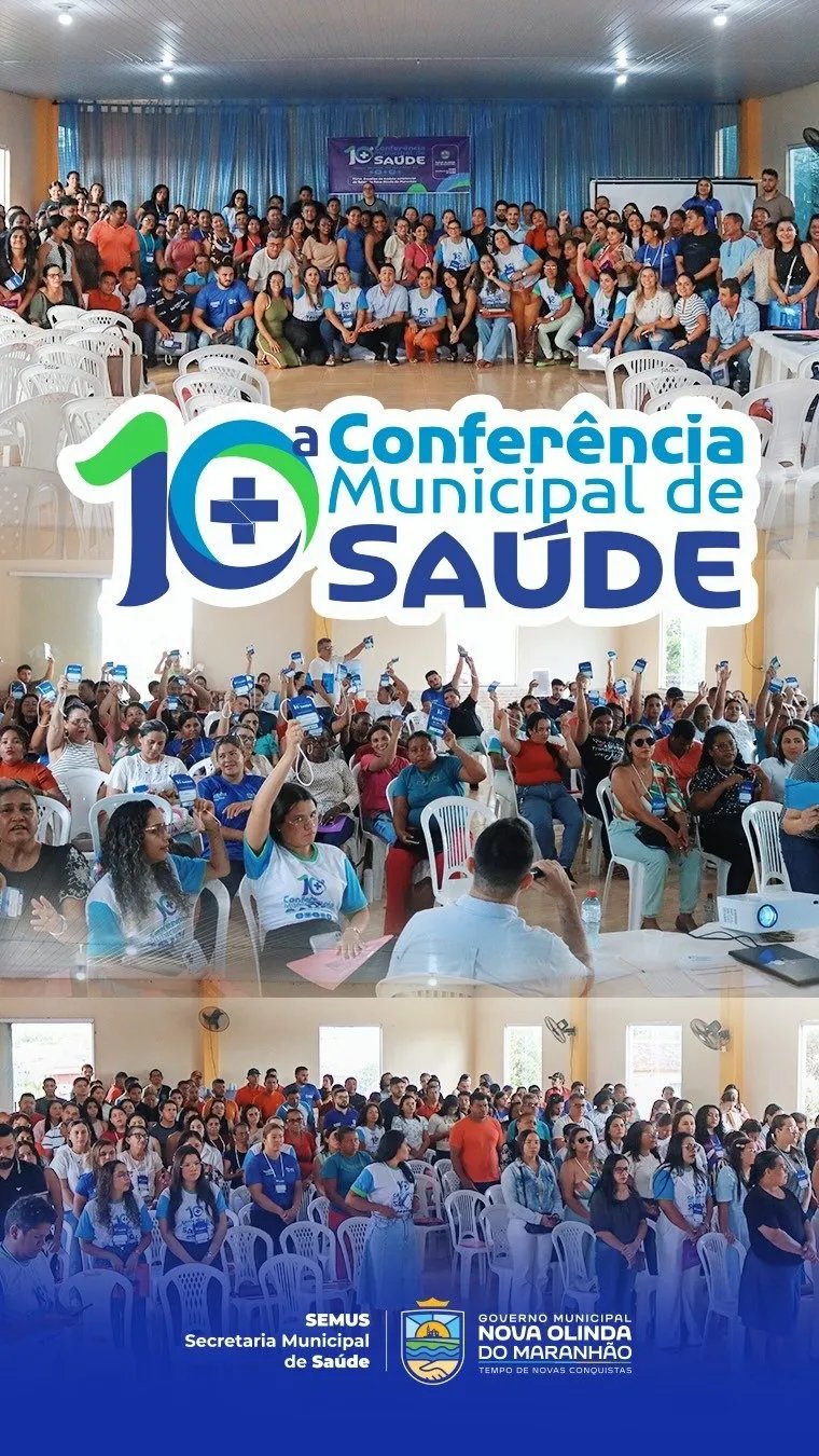 10ª Conferência Municipal de Saúde de Nova Olinda do Maranhão